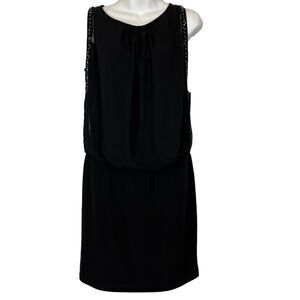 SCARLETT Little Black Cocktail Party NWT Rhinestone Whimsigoth Goth Dress sz 4